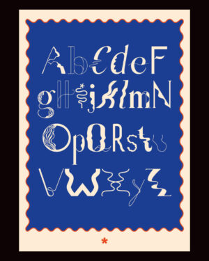 VORBESTELLUNG Plakat: Wellenlesen Alphabet