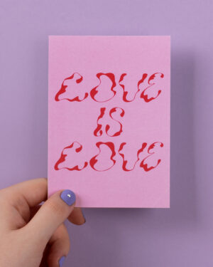Postkarte: Love is Love